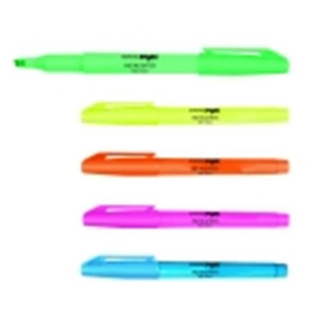 SCHOOL SMART School Smart Smart Non-Toxic Pen Style Highlighter; Yellow; Pack of 20 1298143